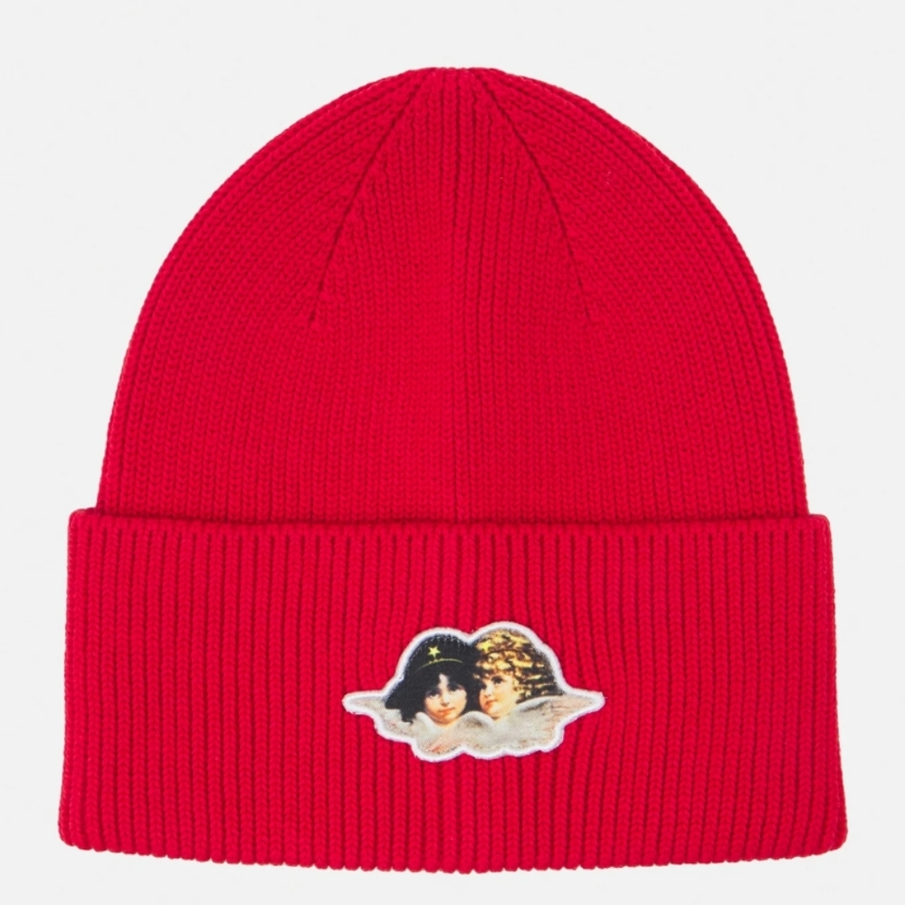 Fiorucci ANGELS BEANIE hat red New - Picture 11 of 14